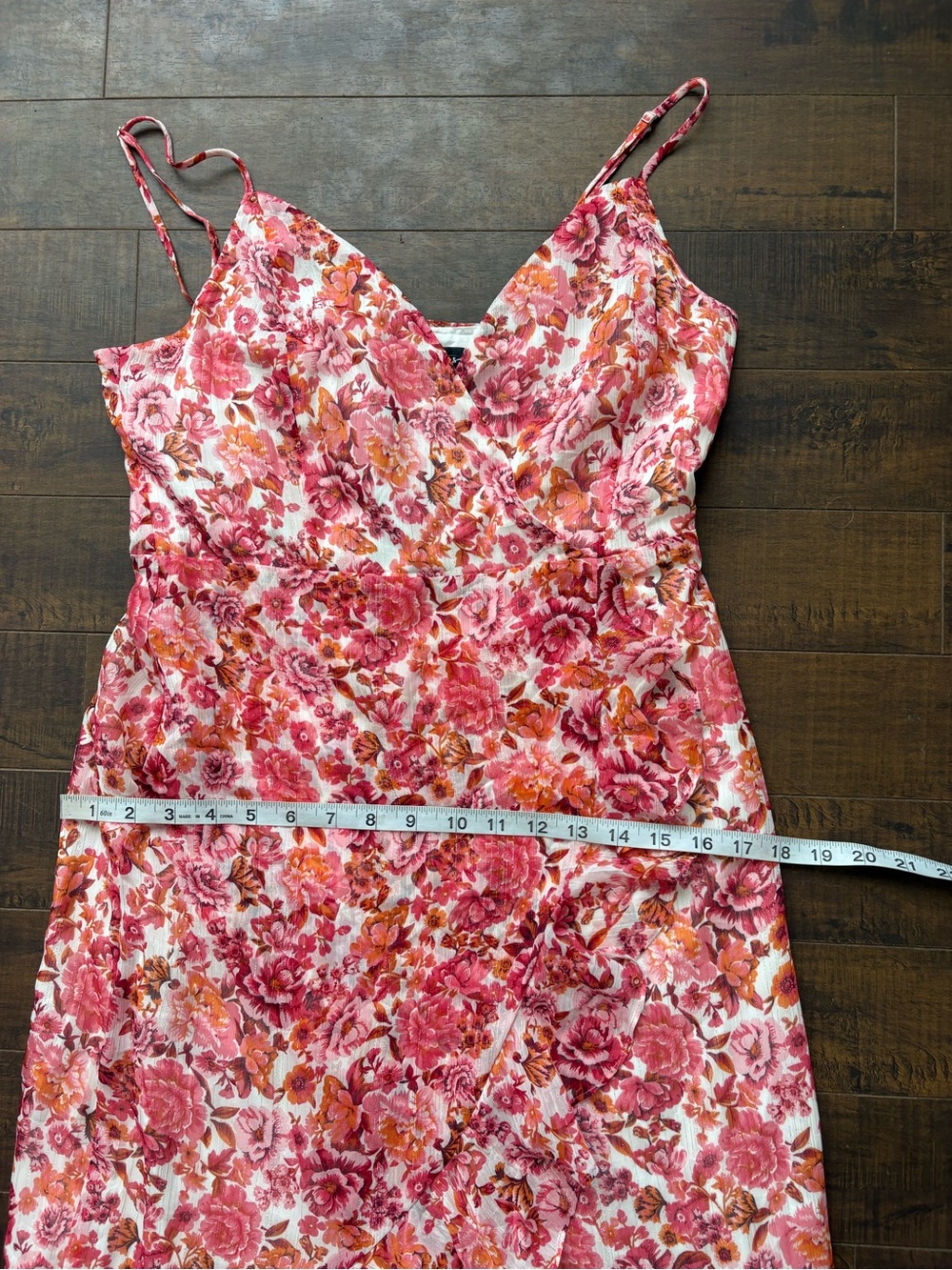 Lulus Always Enchanting  Pink Floral metallic dress - Picture 11 of 15